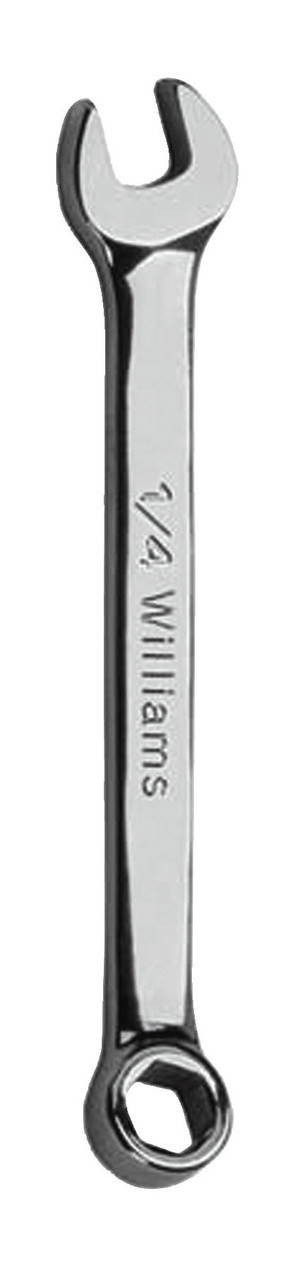 Williams 3/16 Williams Polished Chrome Combination Wrench 6 PT - JHWMIDS6A