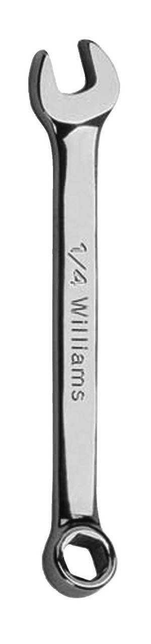 3/8" Williams Polished Chrome SUPERCOMBO Combination Wrench 12 PT - JHWMID12A Pro Torque Tools