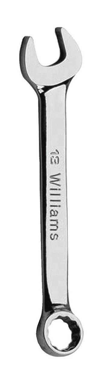 Williams 8MM Williams Polished Chrome Short Combination Wrench 12 PT - JHW1208M