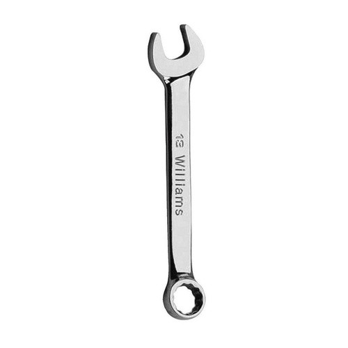 16MM Williams Polished Chrome Short Combination Wrench 12 PT - JHW1216M