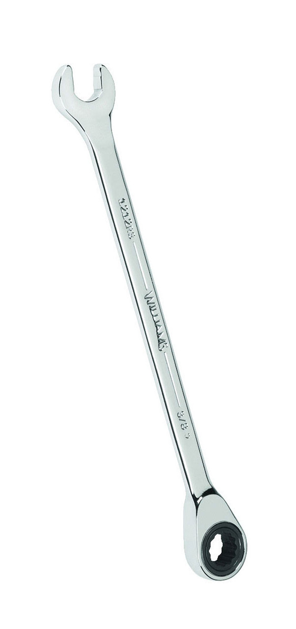 Williams 11MM Williams Polished Chrome Standard Ratcheting Combination Wrench 12 PT - JHW1211MRS