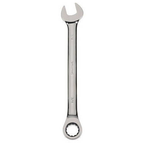 1" Williams Polished Chrome Combination Ratcheting Wrench 12 PT - JHW1232NRC Pro Torque Tools
