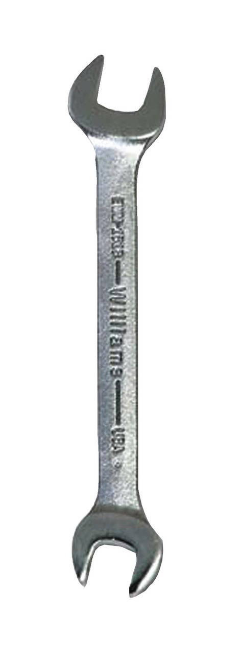 Williams 16x18MM Williams Satin Chrome Double Head Open End Wrench - JHWEWM-1618