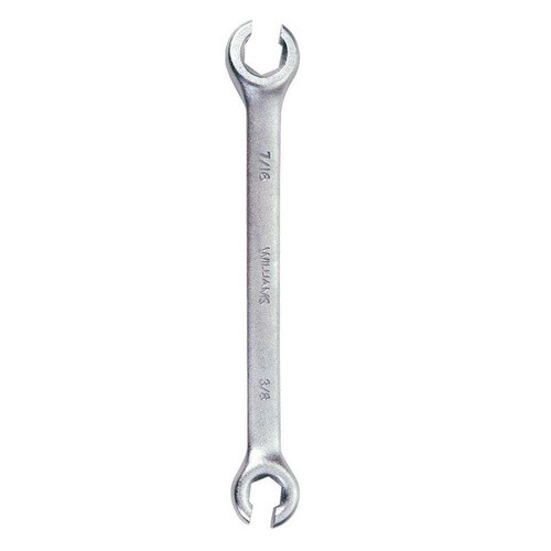 5/8x11/16" Williams Satin Chrome Double Head Flare Nut Wrench 6 PT - JHW10604