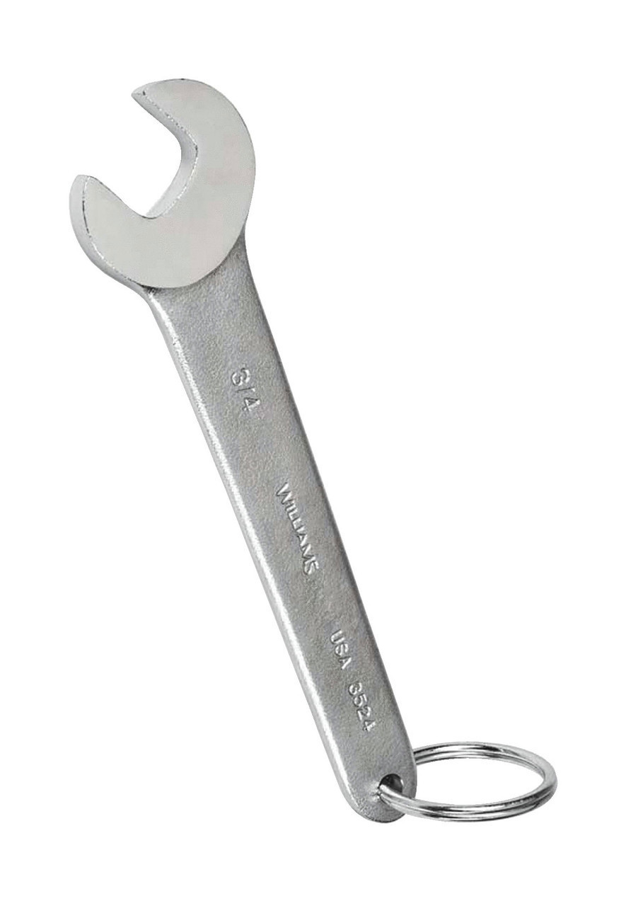 Williams 1 5/16 Williams Satin Chrome 30° Service Wrench - JHW3542