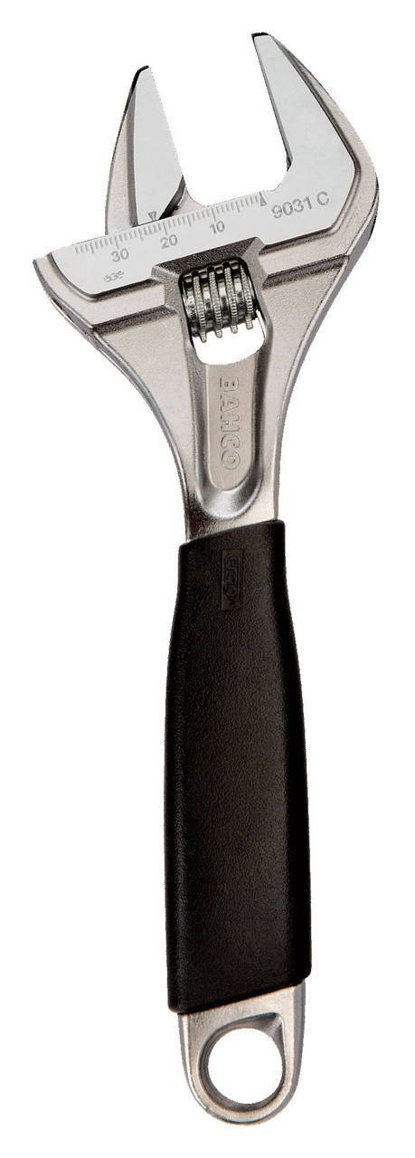 Williams 8 Williams Chrome Wide Opening Jaw Adjustable Wrench with Rubber Handle - 9031 RC US