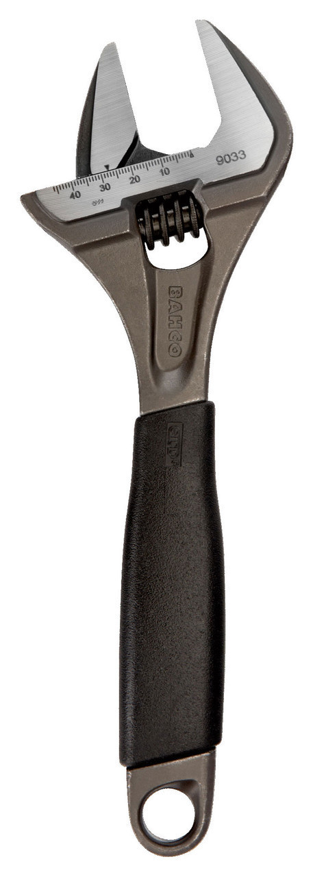 Williams 6 Williams Black Wide Opening Jaw Adjustable Wrench with Rubber Handle - 9029 R US