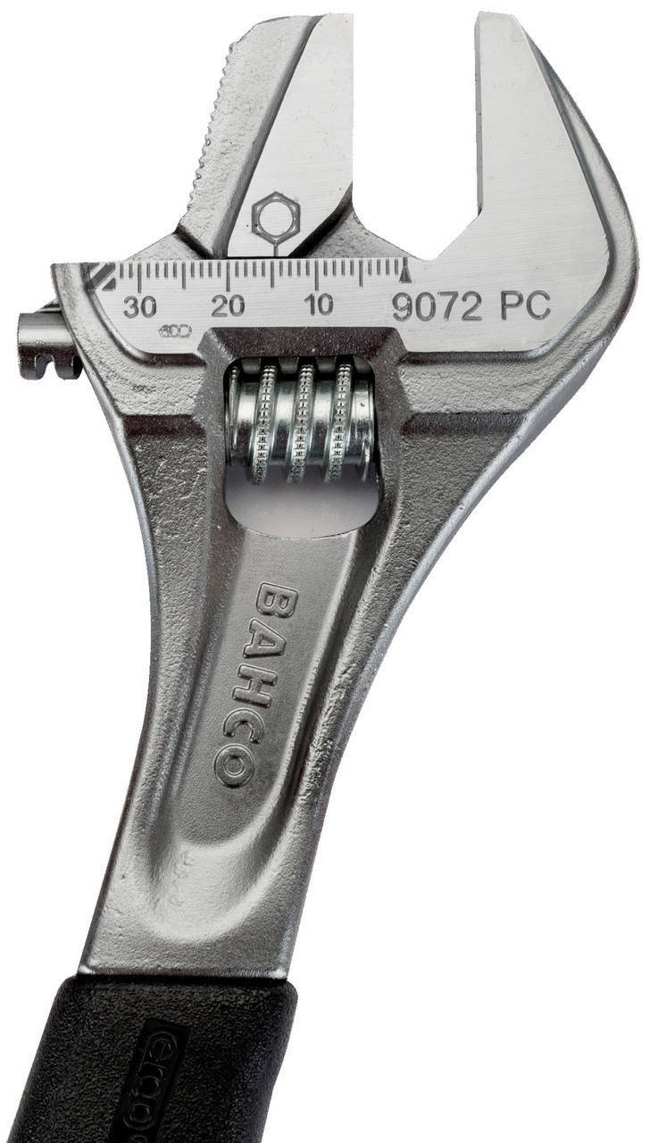 Williams 6 Williams Chrome Rubber Handle Adjustable Wrench with Reversible Jaw - 9070 RPC US
