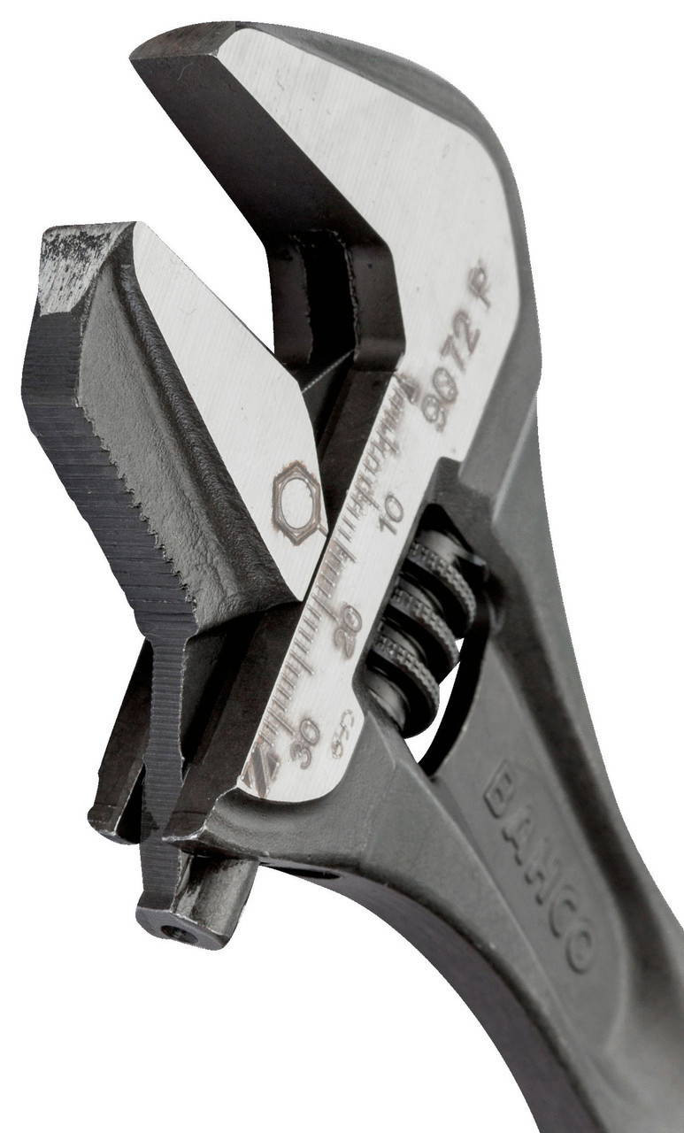 Williams 6 Williams Black Rubber Handle Adjustable Wrench with Reversible Jaw - 9070 RP US