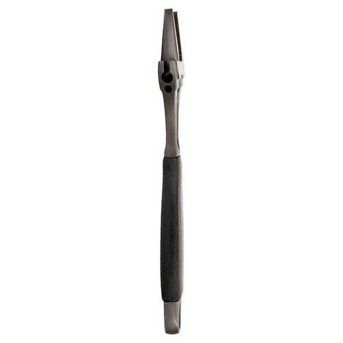 8" Williams Black Reversible Extra Wide Opening Jaw Adjustable Wrench with Rubber Handle - 9031 RP US