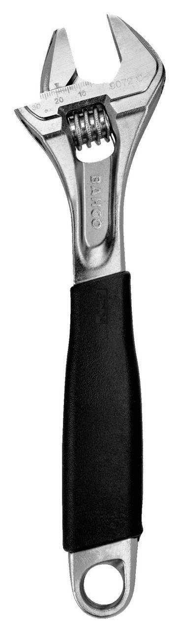 10" Williams Chrome Adjustable Wrench with Rubber Handle - 9072 RC US Pro Torque Tools