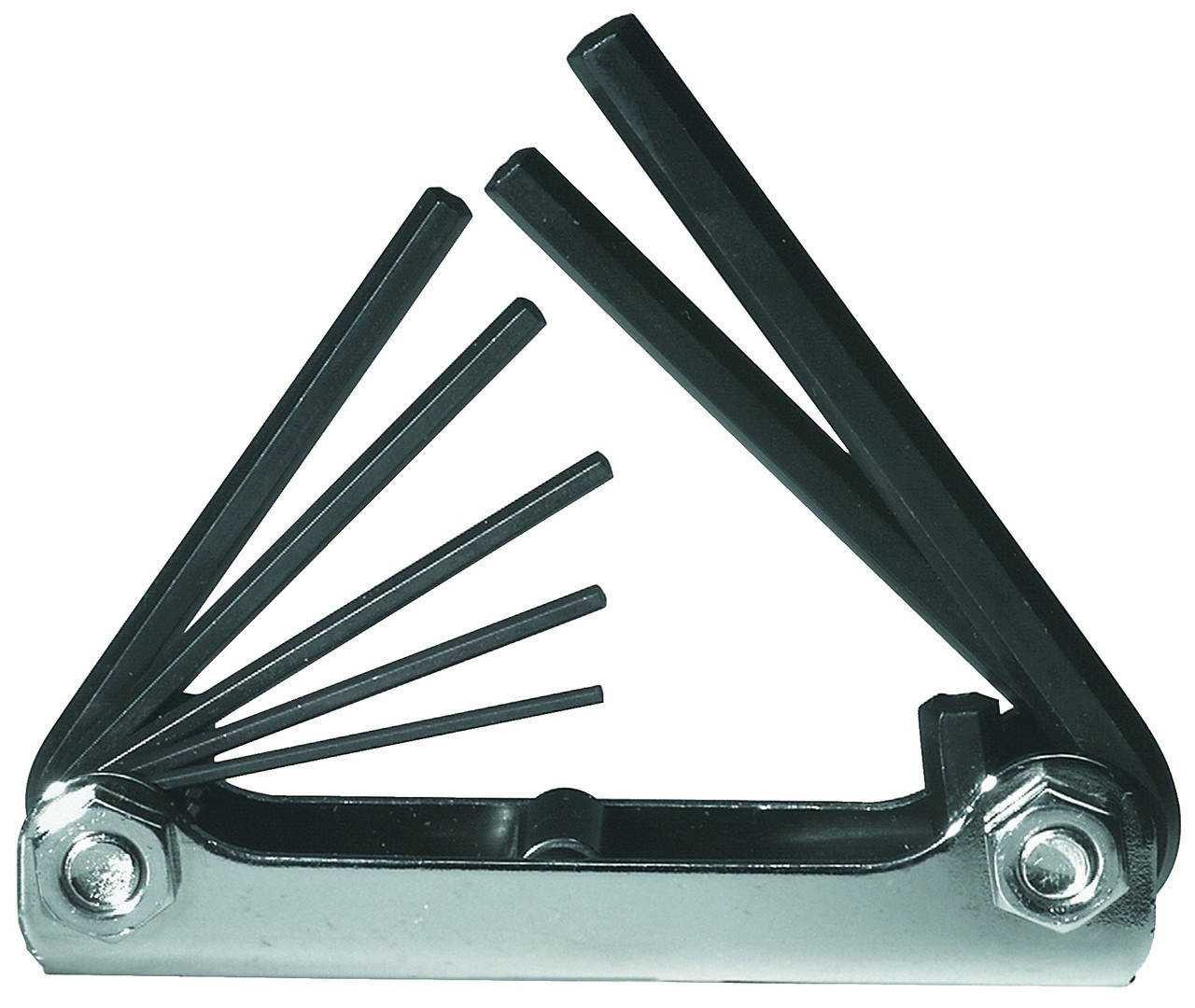 1.5-6MM Williams Black Folding Hex Key Set 7 Pcs - JHWMWS-47 Pro Torque Tools