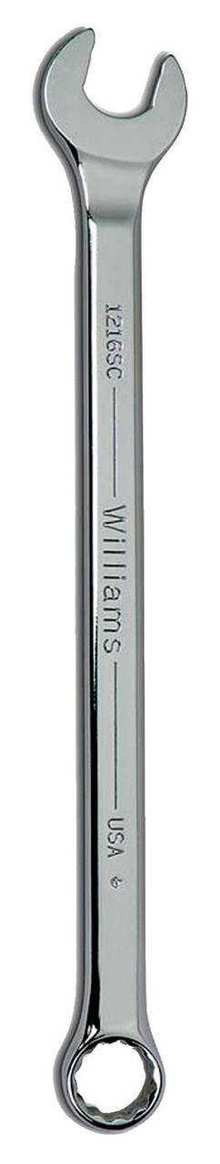7/8" Williams Satin Chrome SUPERCOMBO Combination Wrench 12 PT - JHW1228SC Pro Torque Tools