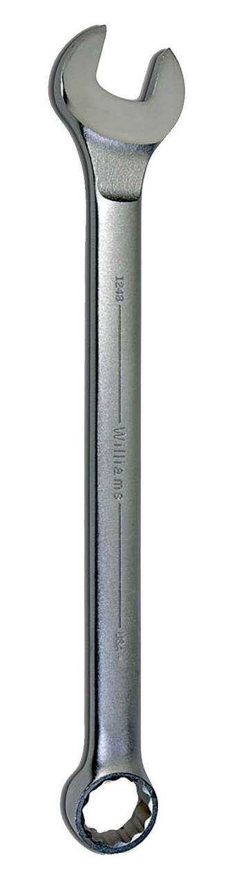 2 1/8" Williams Satin Chrome SUPERCOMBO Combination Wrench 12 PT - JHW1192 Pro Torque Tools