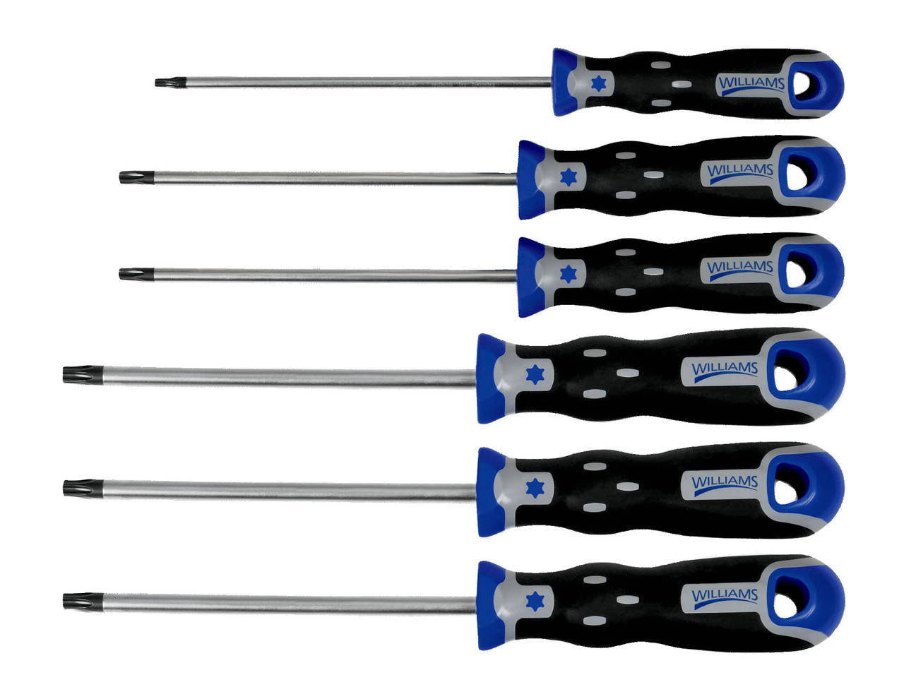 Williams T10 - T30 Williams SuperTorque TORX Screwdriver Set 6 Pcs - JHWSPRS-6T