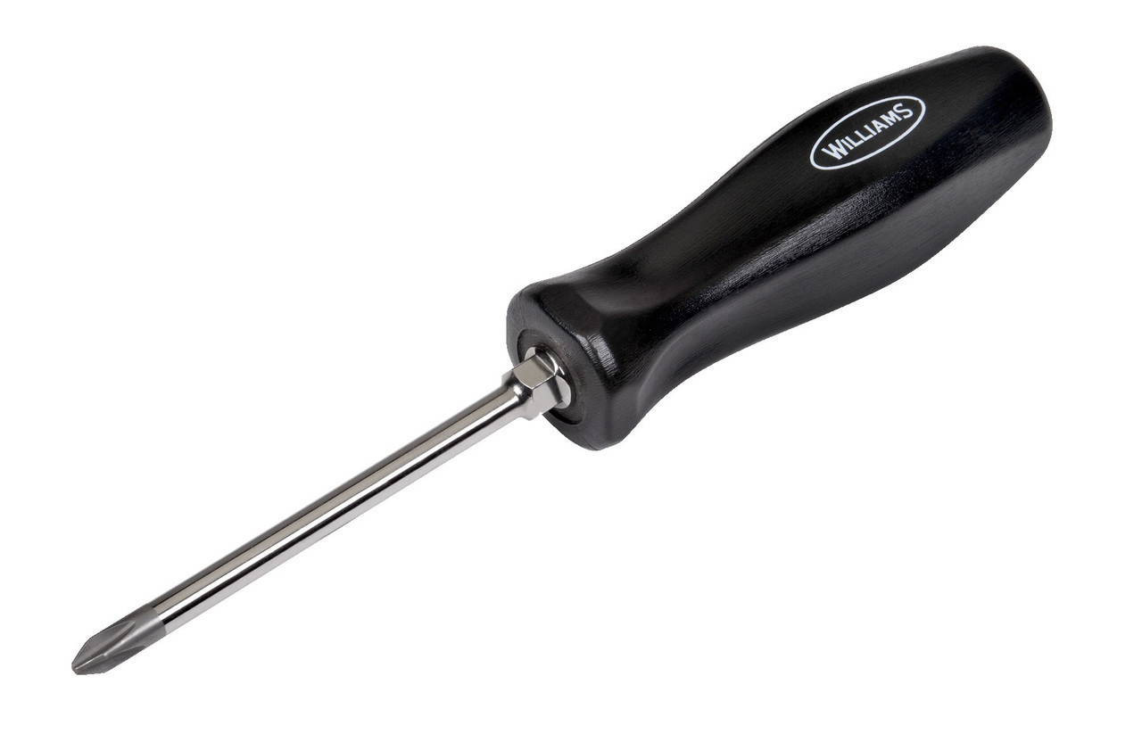 Williams #2 Williams Endurogrip Phillips Screwdriver with Round Blades - JHWSDP-2-8