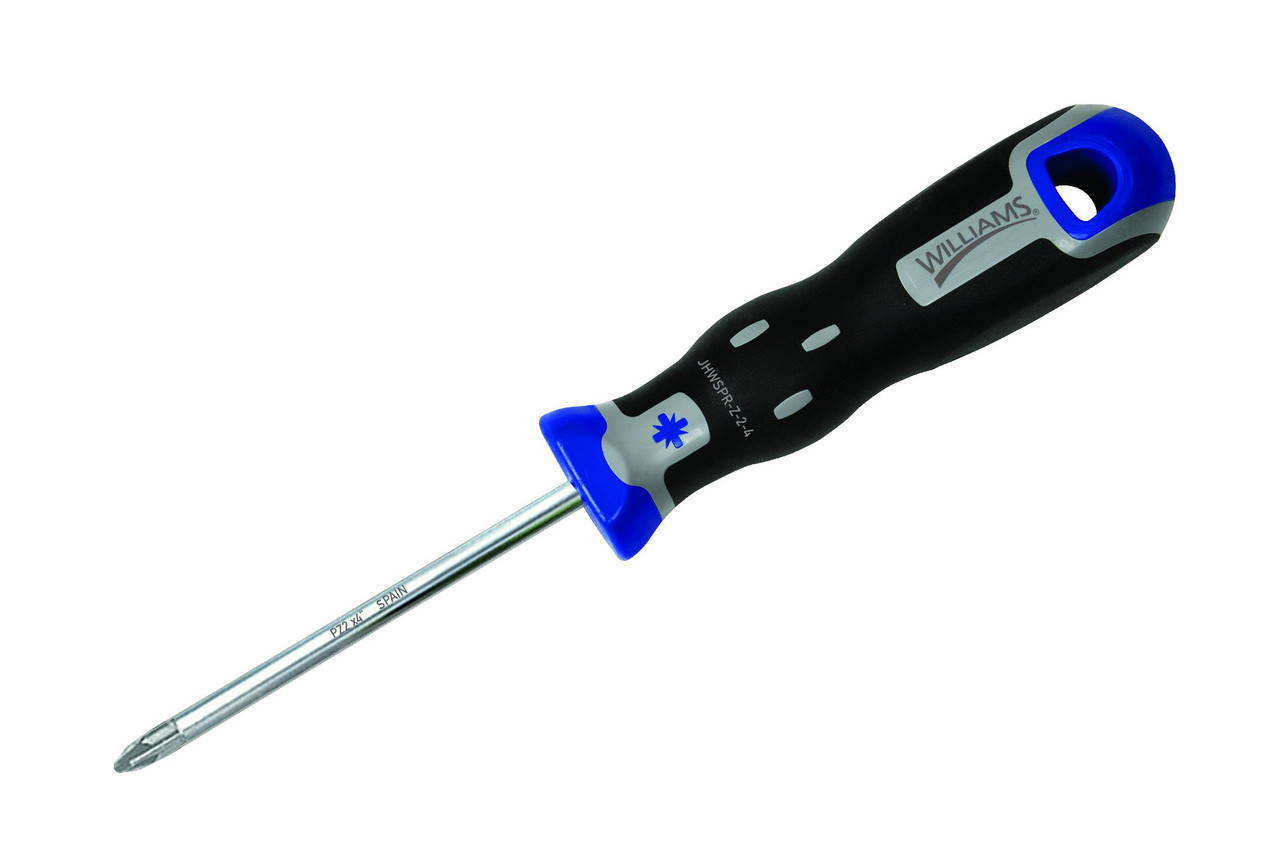 Williams #0 Williams SuperTorque Pozidriv Screwdriver - JHWSPR-Z-0-3