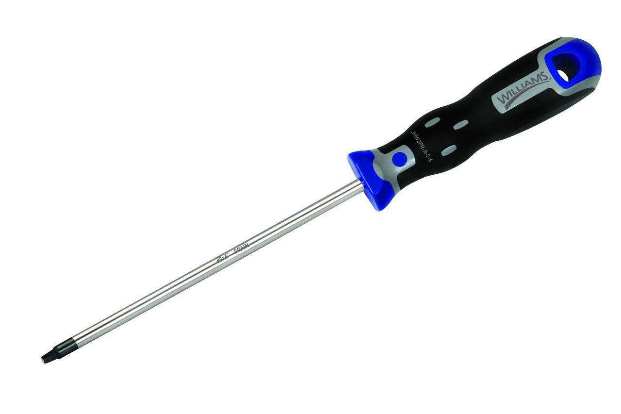 #3 (12, 14) Williams SuperTorque Robertson Screwdriver 8 3/4" - JHWSPR-R-3-6 Pro Torque Tools