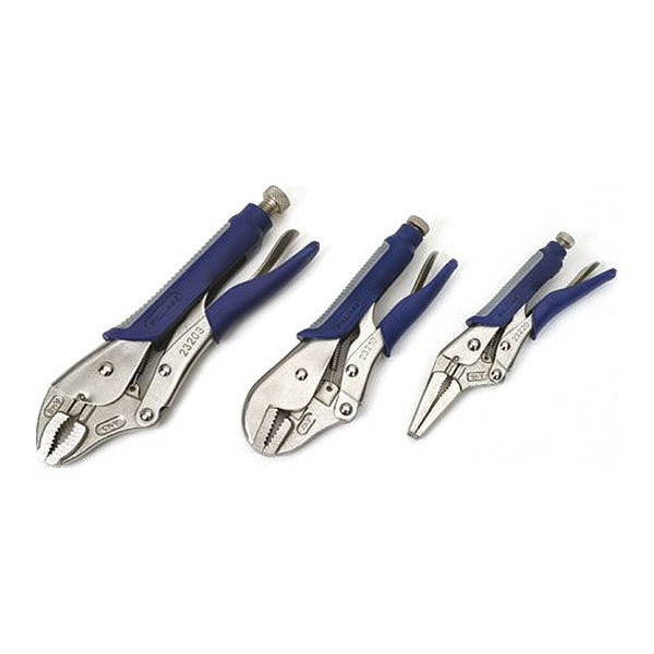 Williams 10 - 6 Williams Locking Pliers Set with Bi-Mold Comfort Grip Handles 3 Pcs - JHW23071