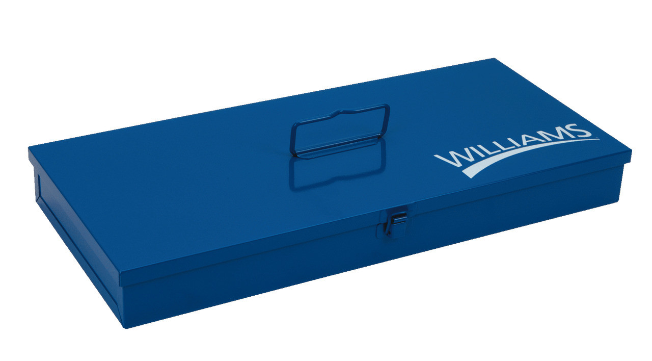 Williams Metal Socket Set Toolbox 24 7/8 X 8 1/8 X 3 7/8 - JHWTB-49 Williams Metal Socket Set Toolbox 24 7/8 X 8 1/8 X 3 7/8 - JHWTB-49