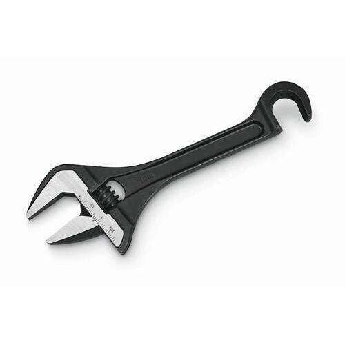 Bahco Adjustable Wrench With Valve Persuader - BAH33HRUS