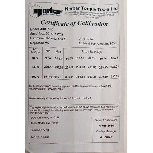 1/4" Dr 0.3 - 1.5 Nm Norbar Adjustable Slip Type Torque Screwdriver - 13850