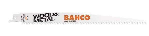Bahco Bi-Metal Reciprocating Saw Blade For Cutting Wood And Metal 6 TPI, 9", 2 Pack - BAH900906SL2 Pro Torque Tools