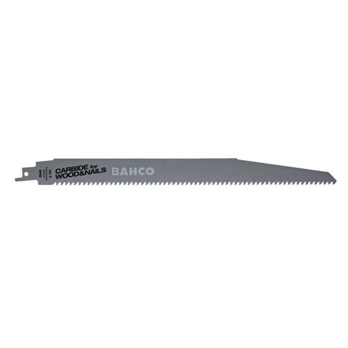 Bahco Carbon Tipped Reciprocating Saw Blade For Wood With Nail And Wall Demolition 6 TPI, 6", 1 Pack - 3946-150-6-DSL-1P