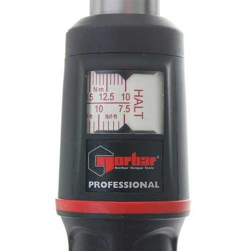 7.5 - 37.5 Ft Lbs / 10 - 50 Nm Norbar 16mm Adj Changeable Head