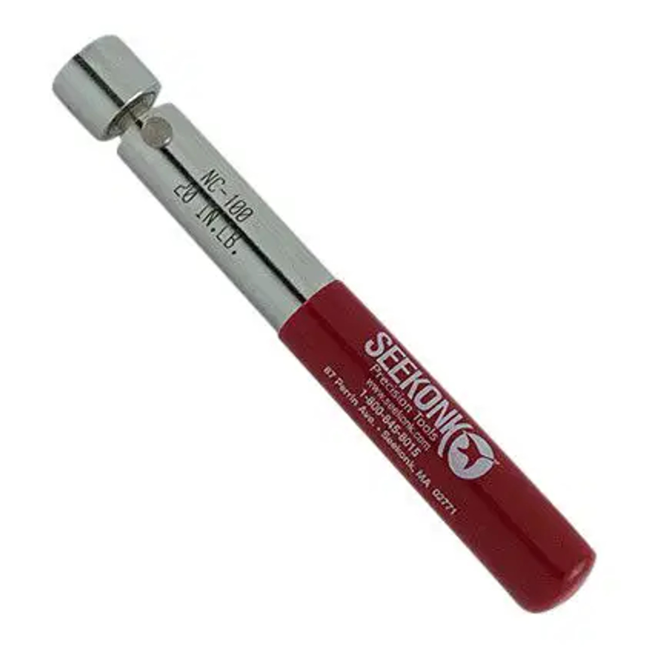 2 - 100 In Lbs Seekonk Preset Changeable Head Torque Wrench - NC-100 2 - 100 In Lbs Seekonk Preset Changeable Head Torque Wrench - NC-100