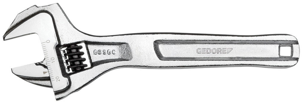 6" Dr Gedore Adjustable Open - ended Spanner Chrome Plated - 2668831