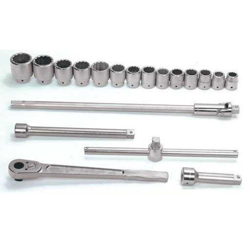 1 1/16 - 2 3/8" Williams 1" Drive Socket & Tool Set 12 Pt 19 Pcs - WSX-20