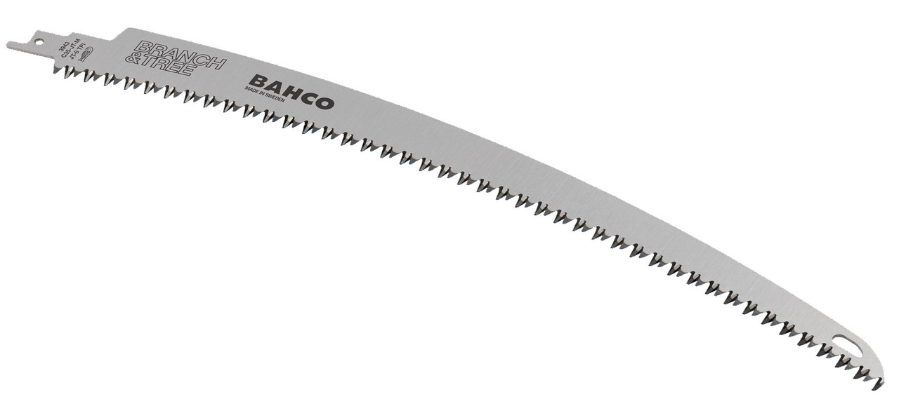 Bahco Reciprocating Long Curved Saw Blade for Medium Cut with 6.2 TPI 373 mm - 3943-C35-JTM