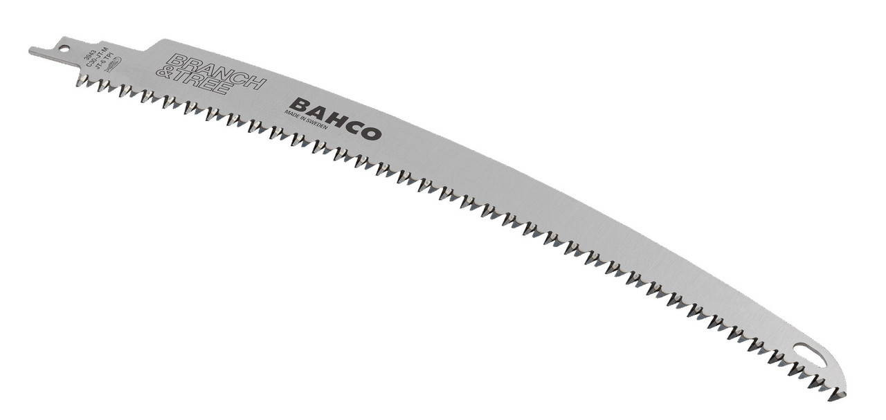 Bahco Reciprocating Long Curved Saw Blade for Medium Cut with 6.2 TPI 373 mm - 3943-C35-JTM Pro Torque Tools