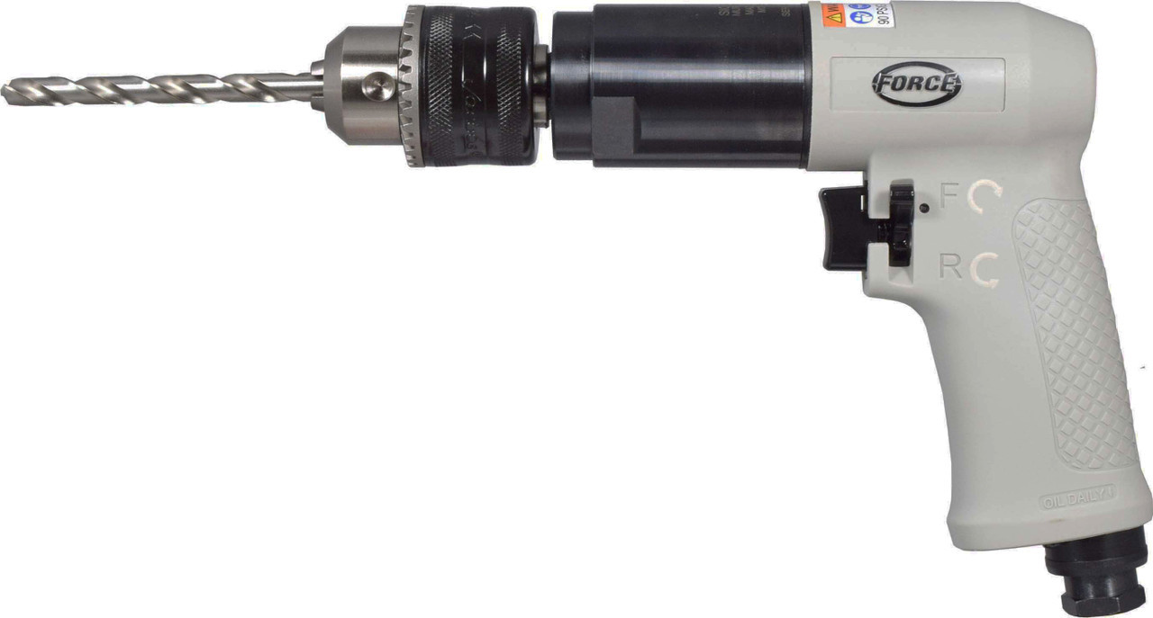 Sioux Tools 5450CR Reversible Pistol Grip Drill | 0.5 HP | 1/2" Chuck Capacity | 800 RPM | Keyed Chuck