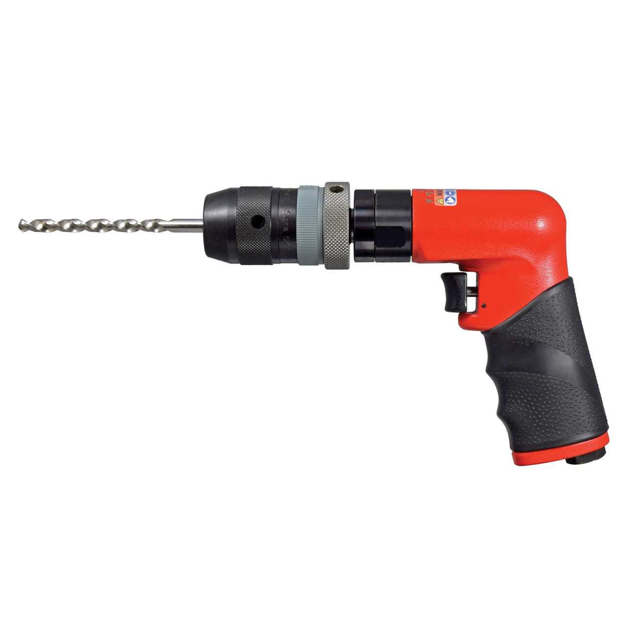 Sioux Tools SDR4P26NK3 Non-Reversible Compact Drill | 0.4 HP | 2600 RPMs | 3/8" Keyless Chuck Pro Torque Tools