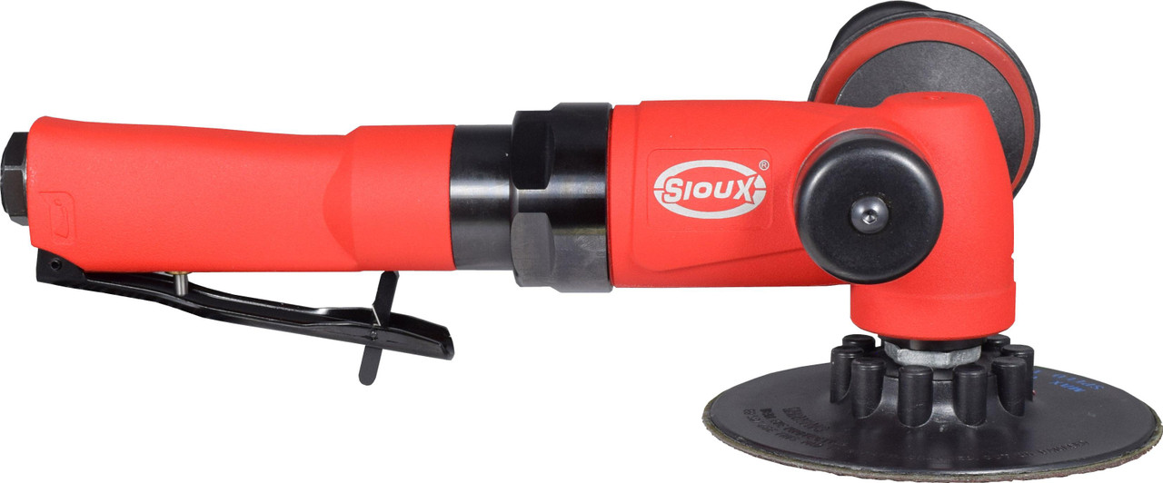 Sioux Tools AS16S125 Angle Sander | 5 in Dia Disc | 1.6 HP | 33 CFM Air Flow | 90 PSI
