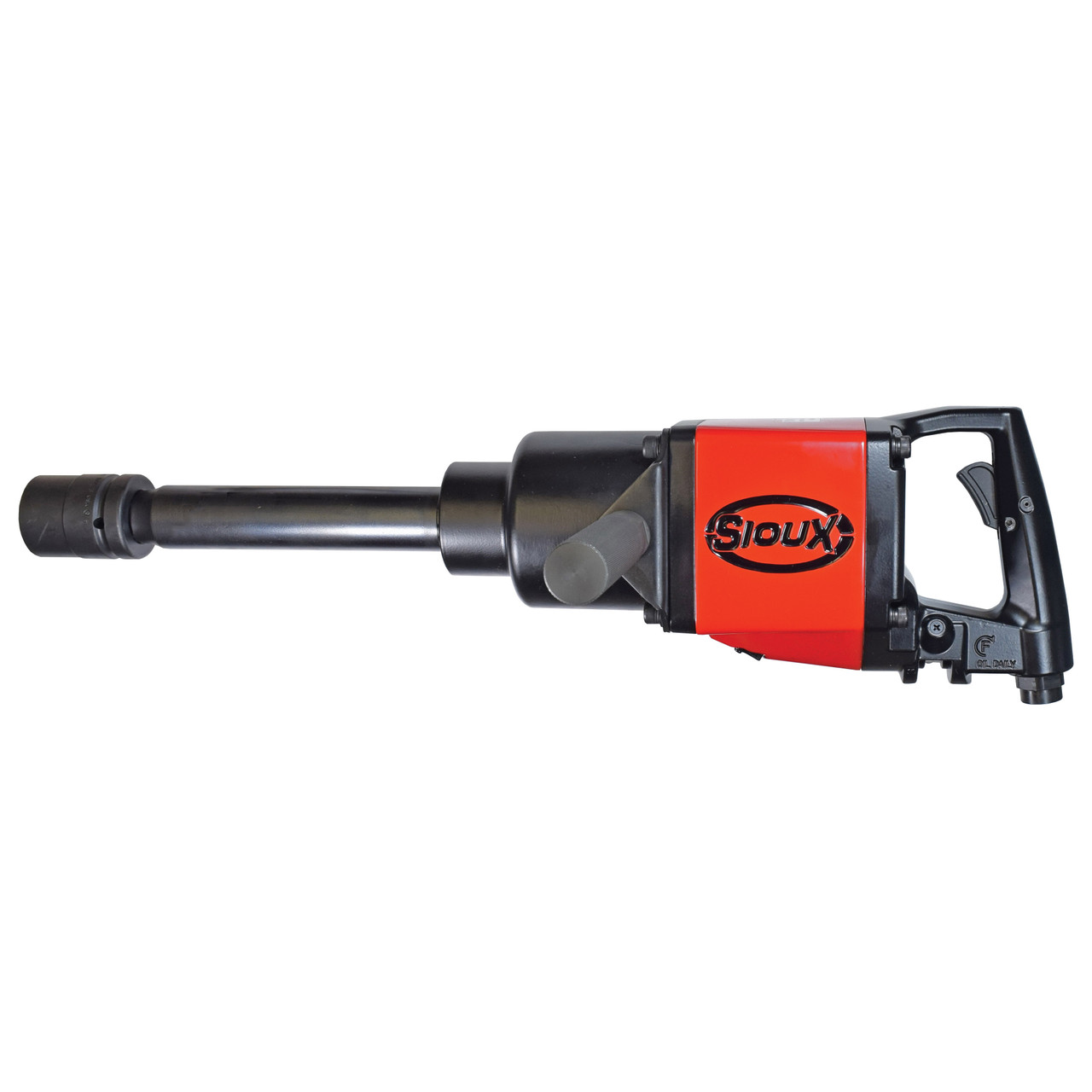 Sioux Tools IW1000MH-8H6 Super Duty Impact Wrench | 1 in Drive | 2500 ft-lb Torque | 24.1 in OAL | 50 CFM Short Run Air Consumption