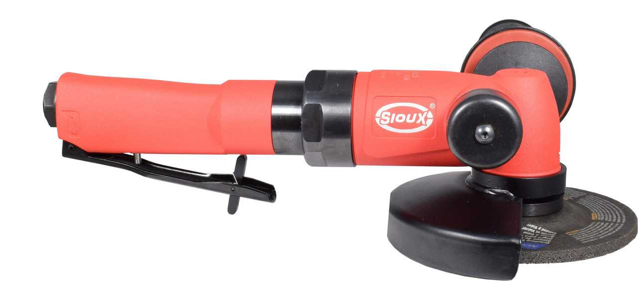 Sioux Tools AG16D125 Grinder | 5 in Dia Wheel | 1.6 HP Pro Torque Tools