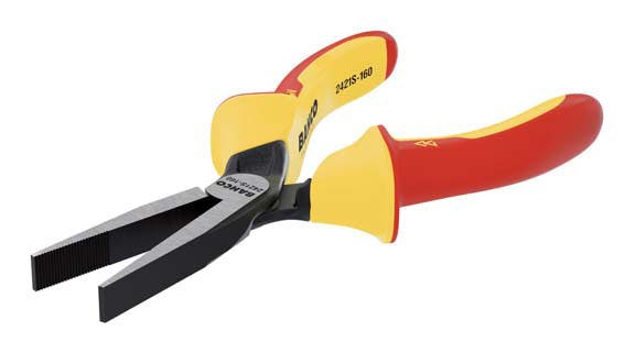 6-1/4" Bahco 1000V Flat Nose Plier - 2421S-160