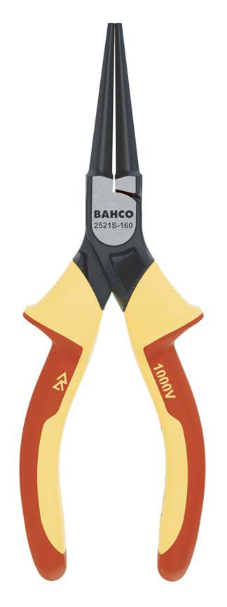6-1/4" Bahco 1000V Round Nose Plier - 2521S-160