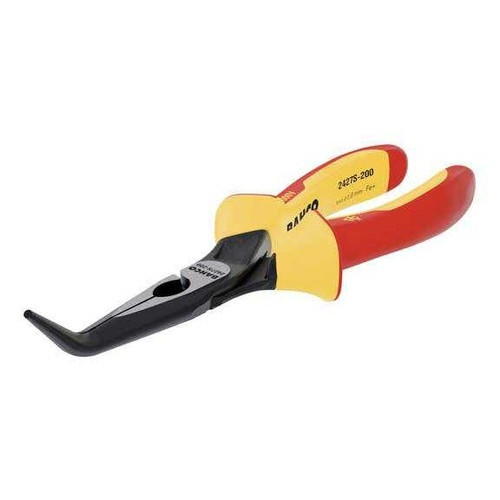 6-1/4" Bahco 1000V 4 Degree Curved Nose Plier - 2427S-160