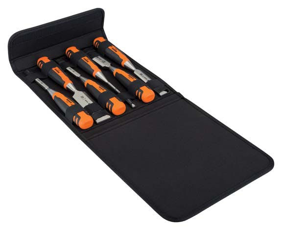 Bahco Woodworking Chisel Polyester Pouch - 424P-S6-PP