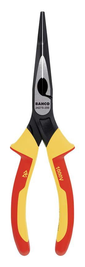 7" Bahco 1000V 45° Curved Nose Pliers - BAH2427S-200