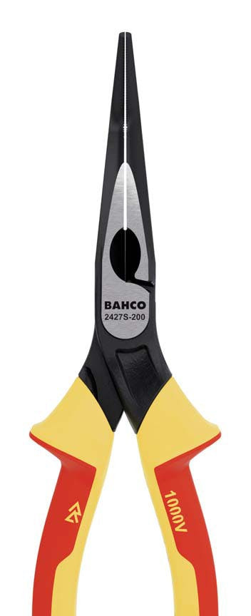7" Bahco 1000V 45° Curved Nose Pliers - BAH2427S-200