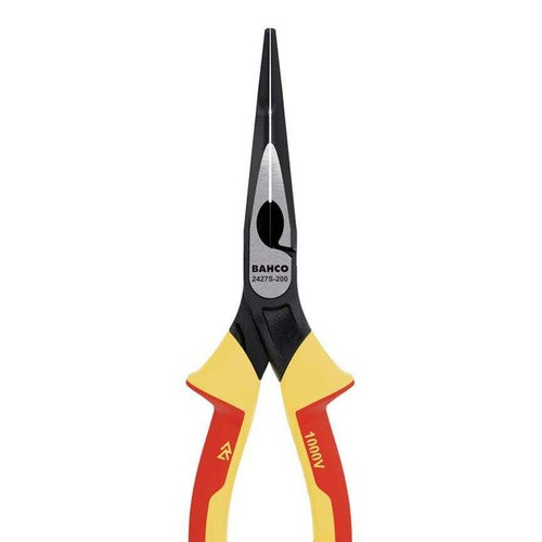 7" Bahco 1000V 45 Degree Curved Nose Pliers - BAH2427S-200