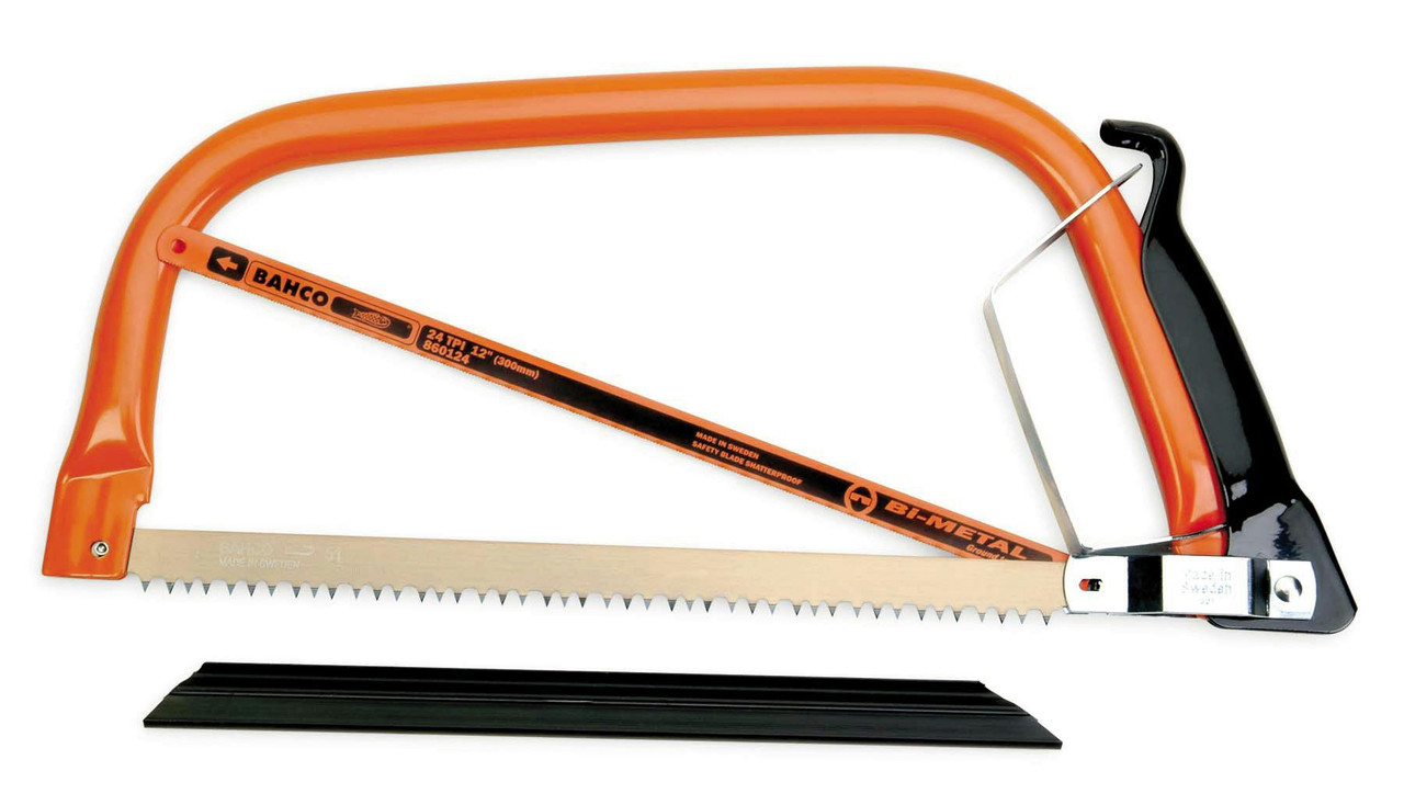 12" Bahco Mini Bowhack with Dry Wood and Lumber Cutting Blade - BAH912513806