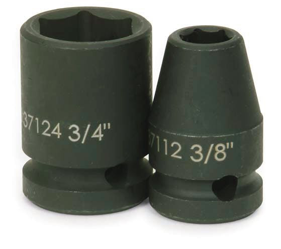 1-3/16" Williams 1/2" Dr Shallow Impact Socket 6 Pt - JHW37138