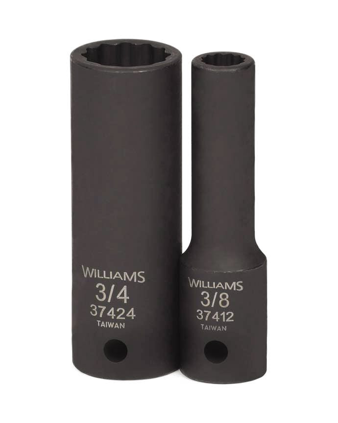 1" Williams 1/2" Dr Deep Impact Socket 12 Pt - JHW37432 Pro Torque Tools