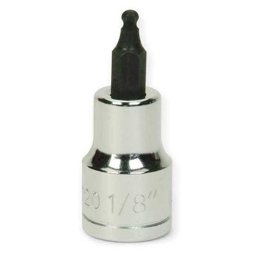 1/8" Williams 3/8" Dr Ball Tip Hex Bit Socket - JHW35120
